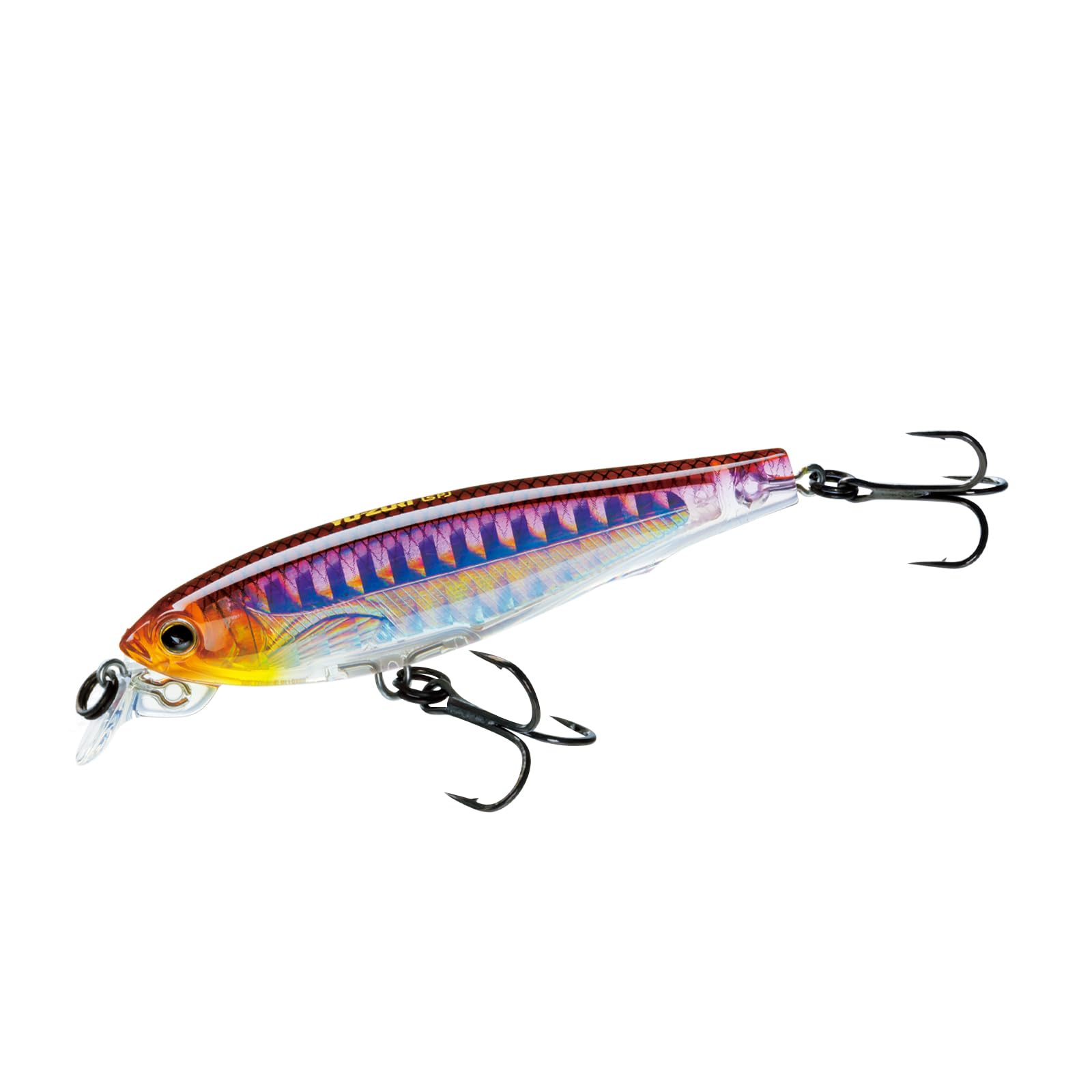 Duel Yo-Zuri 3DS Minnow holographic smelt pattern for lifelike baitfish shimmer.