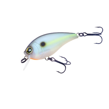 Duel YO-ZURI Bath Lure 3DB Crank 60mm front view highlights 3D flash for attraction