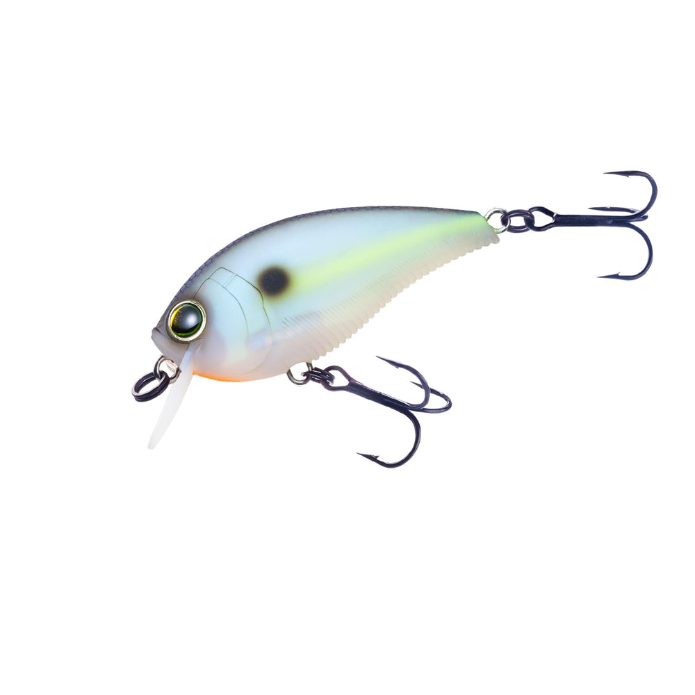 Duel YO-ZURI Bath Lure 3DB Crank 60mm front view highlights 3D flash for attraction