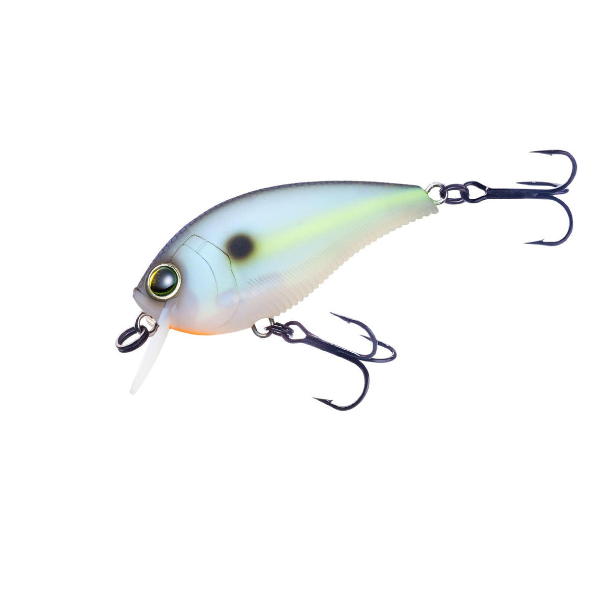 Duel YO-ZURI Bath Lure 3DB Crank 60mm front view highlights 3D flash for attraction