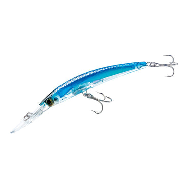 Duel Yo-Zuri Crystal 3D Minnow front view highlights prism finish to attract fish