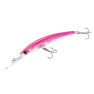 Duel Yo-Zuri Crystal 3D Minnow front view with prism finish for attracting fish.