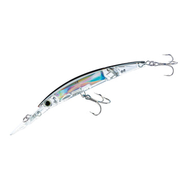 Duel Yo-Zuri Crystal 3D Minnow deep diver lure in silver black for mid-depth casts