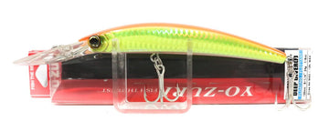 Duel Yo-Zuri Crystal Minnow for casting and retrieving at slow pace or stop-and-go.
