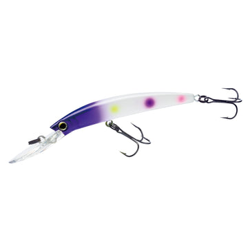 Duel Yo-Zuri Crystal Minnow deep diver in Purple Wonder Bread for walleye trolling
