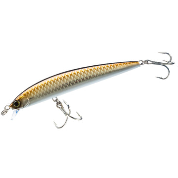 Duel Yo-Zuri Hydro Minnow LC 6in top view showing lifelike minnow profile for long casts