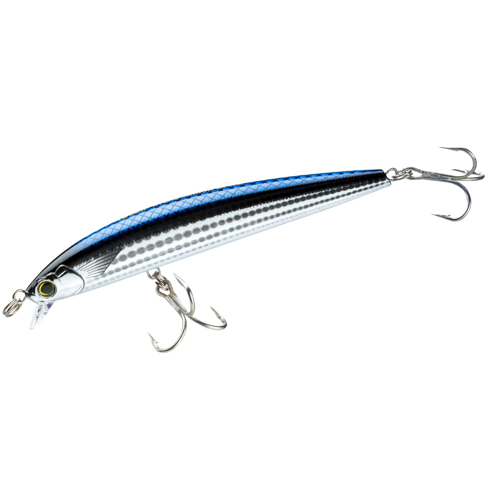 Duel Yo-Zuri Hydro Minnow LC front view highlights long distance casting potential