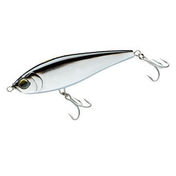 Yo-Zuri Hydro Twitchbait side profile in silver-black for big-game fishing