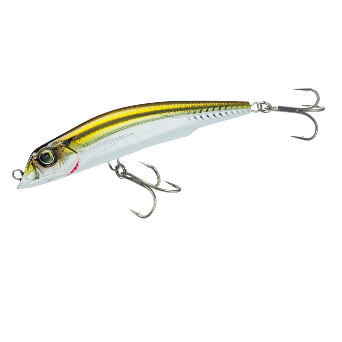 Duel Yo-Zuri Mag Darter 165mm front-angle view enables long, accurate casts.