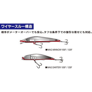 Duel Mag Darter 3ft depth keeps near-surface predators within reach