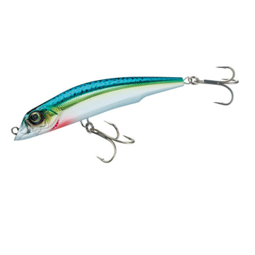 Duel Yo-Zuri Mag Darter lure with holographic green mackerel finish attracts strikes
