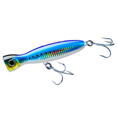 Duel Yo-Zuri Mag Popper face design highlighting water-pushing profile for topwater action.
