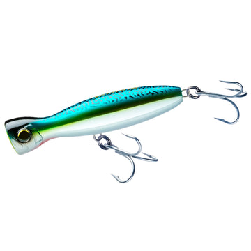 YO-ZURI Mag Popper Green McCarrell top view highlighting visibility for long casts.