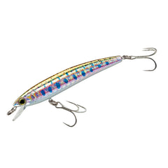 Duel Yo-Zuri Pins Minnow Floating Diver Lure in Baby Brook pattern, ideal for trout and panfish.