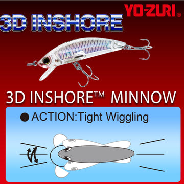 Duel Yo-Zuri power treble hook ensures secure hookups during strikes.