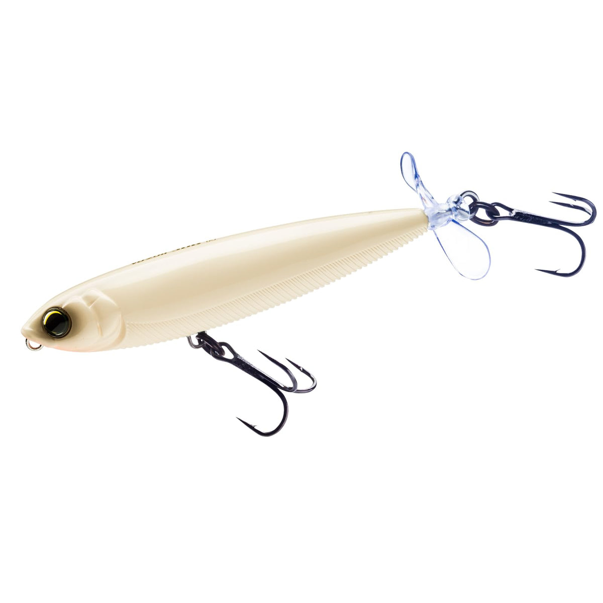 Yo-Zuri R1107-BN 3DB Prop lure front view for bass casts