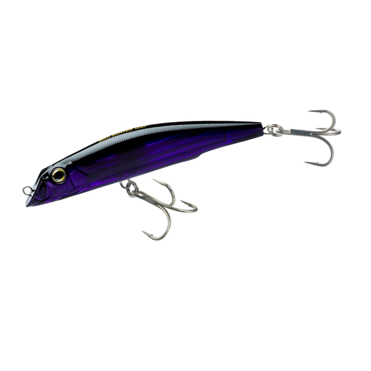 Front view of Duel Yo-Zuri R1144 BP Mag Darter shows lifelike lure for improved casts