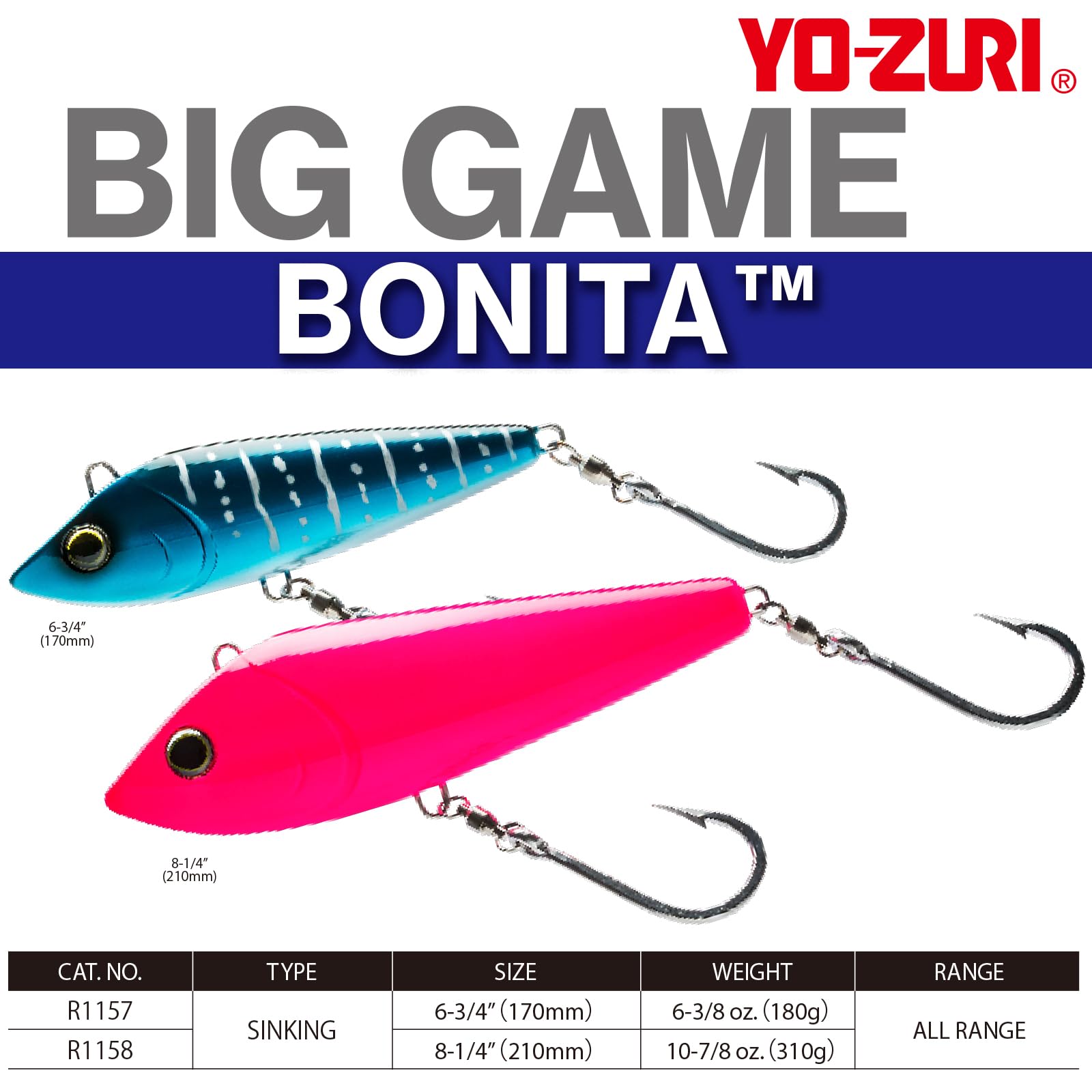 Duel Bonita S 170mm pink lure, side pattern showing lifelike scales and action.