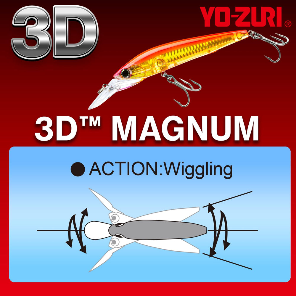 Duel Yo-Zuri 3D Magnum shows through-wire durability in tough conditions.