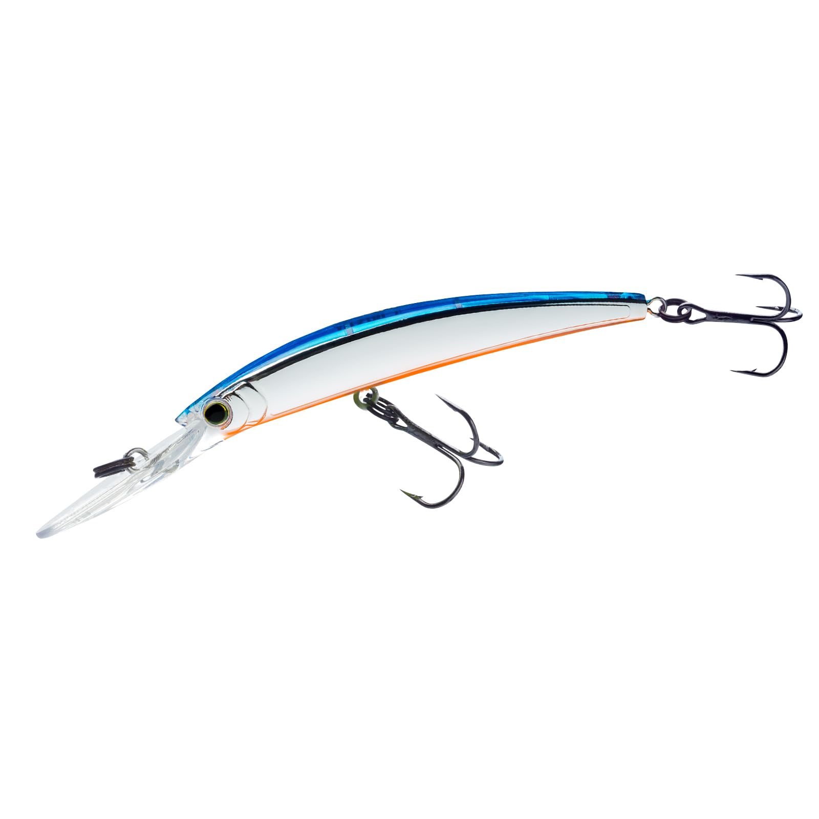 Duel Yo-Zuri R1205-BT Crystal Minnow deep-diver in action attracts walleye.