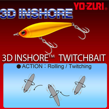 Yo-Zuri R1208-HGBL used in shallow water near grass flats for easy targeting