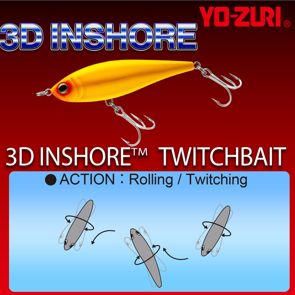 Yo-Zuri R1208-HGBL used in shallow water near grass flats for easy targeting