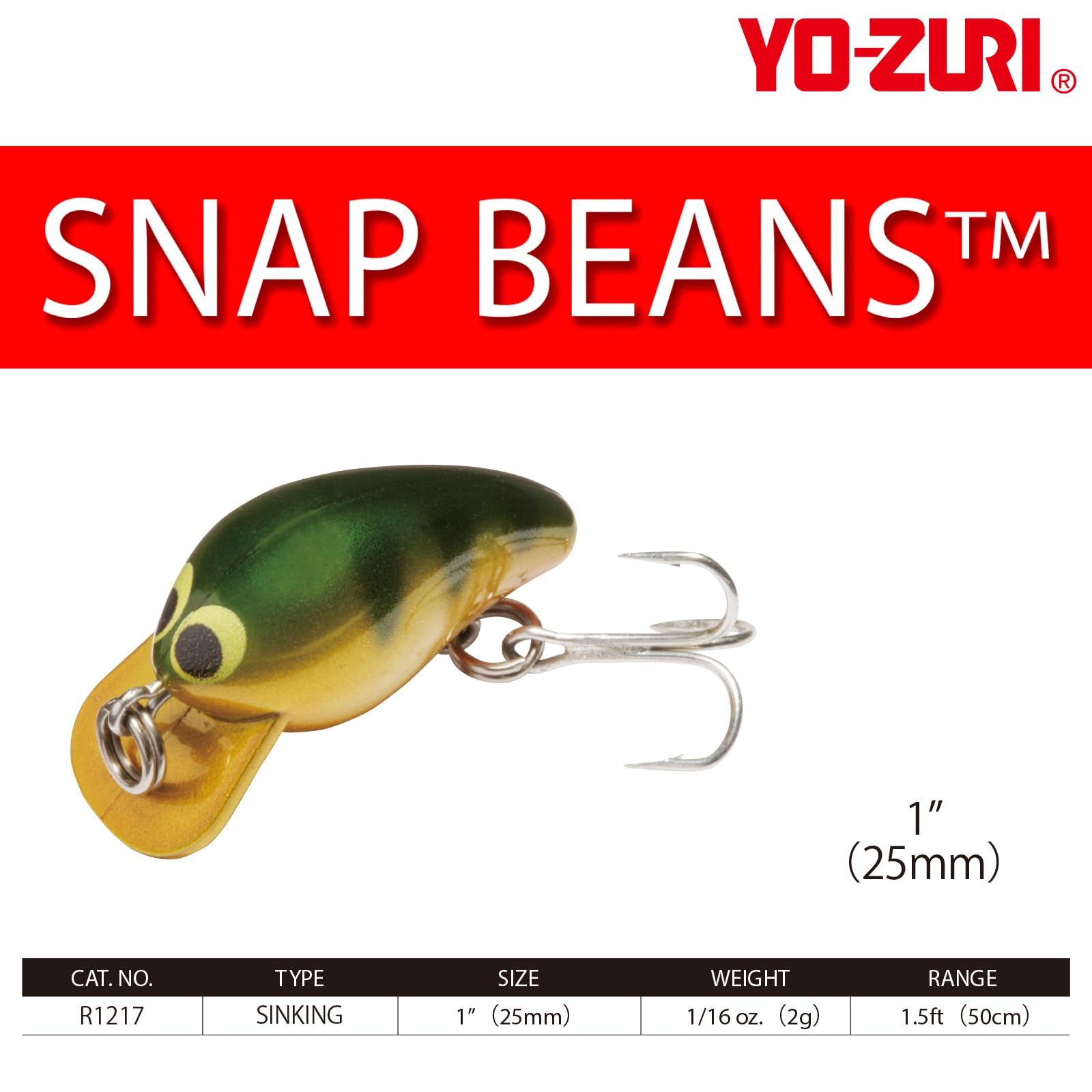 Duel Yo-Zuri R1217-Pink Snap Beans close-up shows authentic detailing for casting.