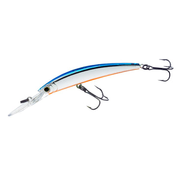 Duel Yo-Zuri R1301-BT Crystal Minnow deep diver walleye front view for deep-water trolling.