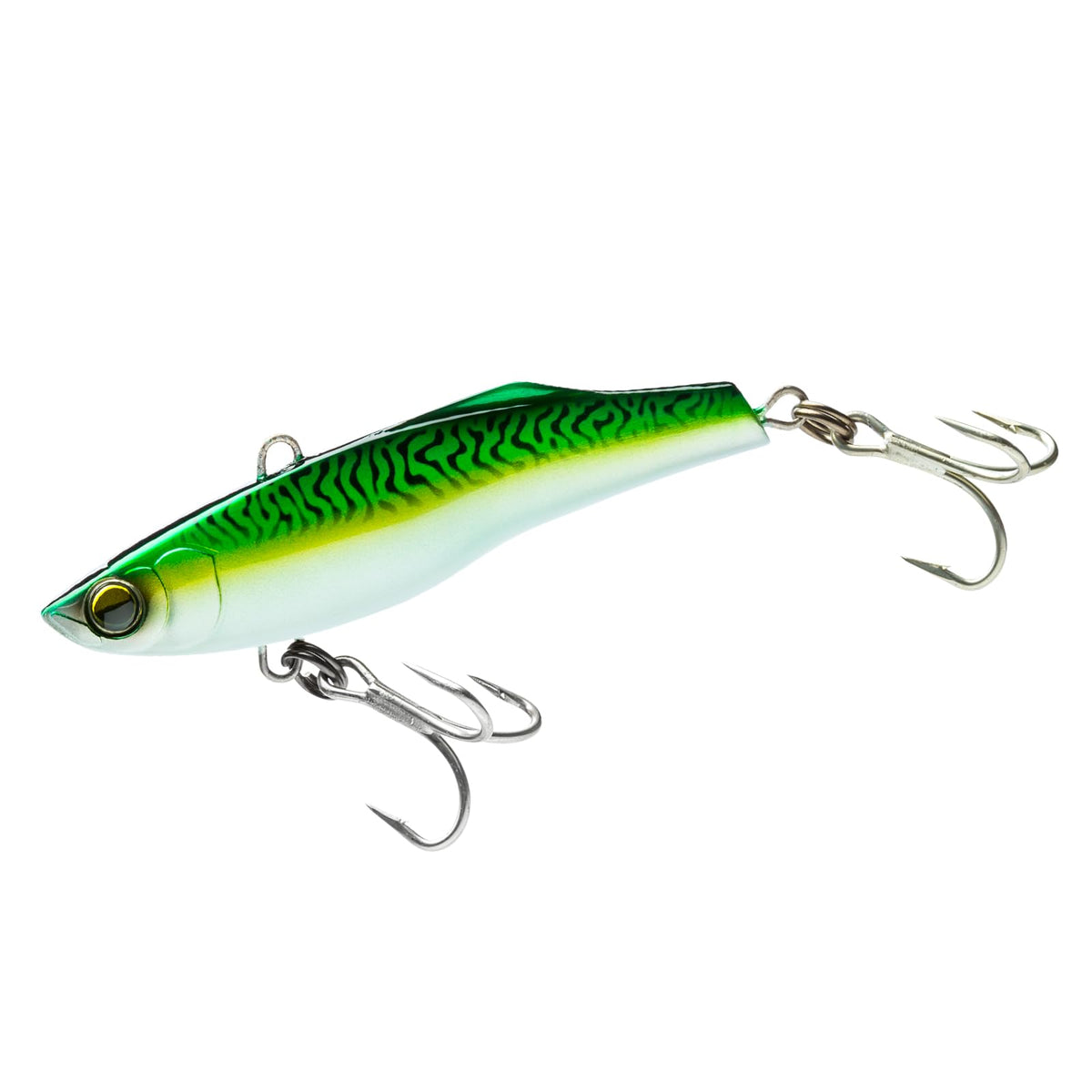 Duel Yo-Zuri R1303-CM high-speed vibe in mackerel color for fast trolling and casting