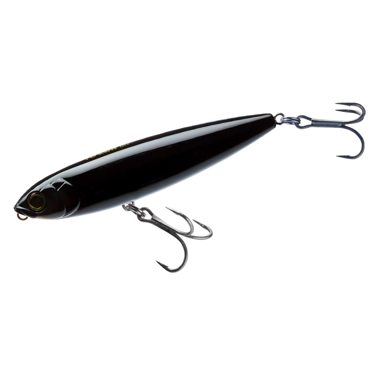 Duel Yo-Zuri R1350-BL Topknock pencil gliding on water for easy walk-the-dog action