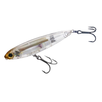 Duel Yo-Zuri R1350-RGLM lure front view reveals realistic 3D finish for lifelike presentation.