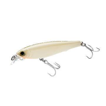 Duel Yo-Zuri R1409-BN Bone Fingerling lure in shallow water action