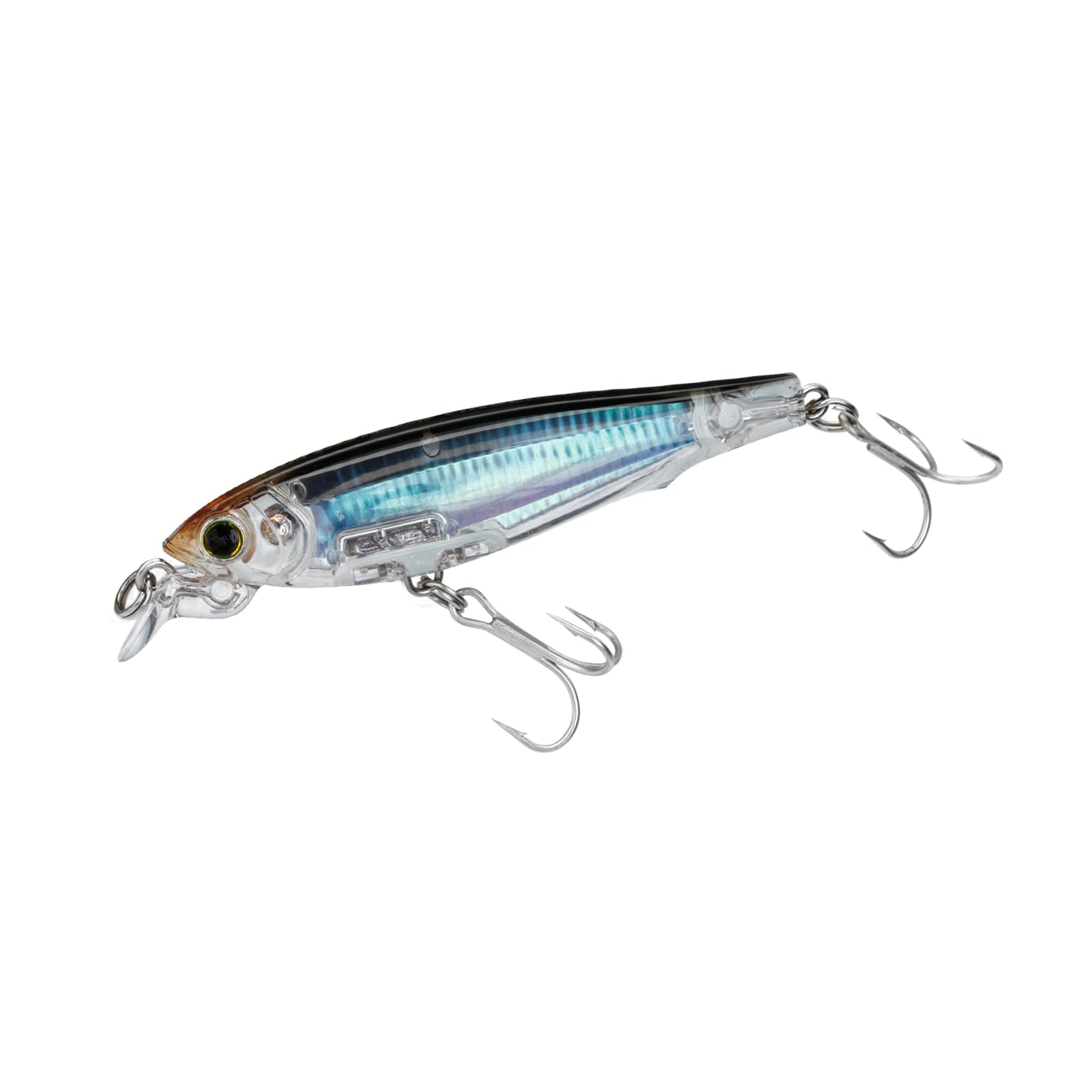 Yo-Zuri 3D Inshore Fingerling Real Mullet lure with realistic pattern for inshore fishing.