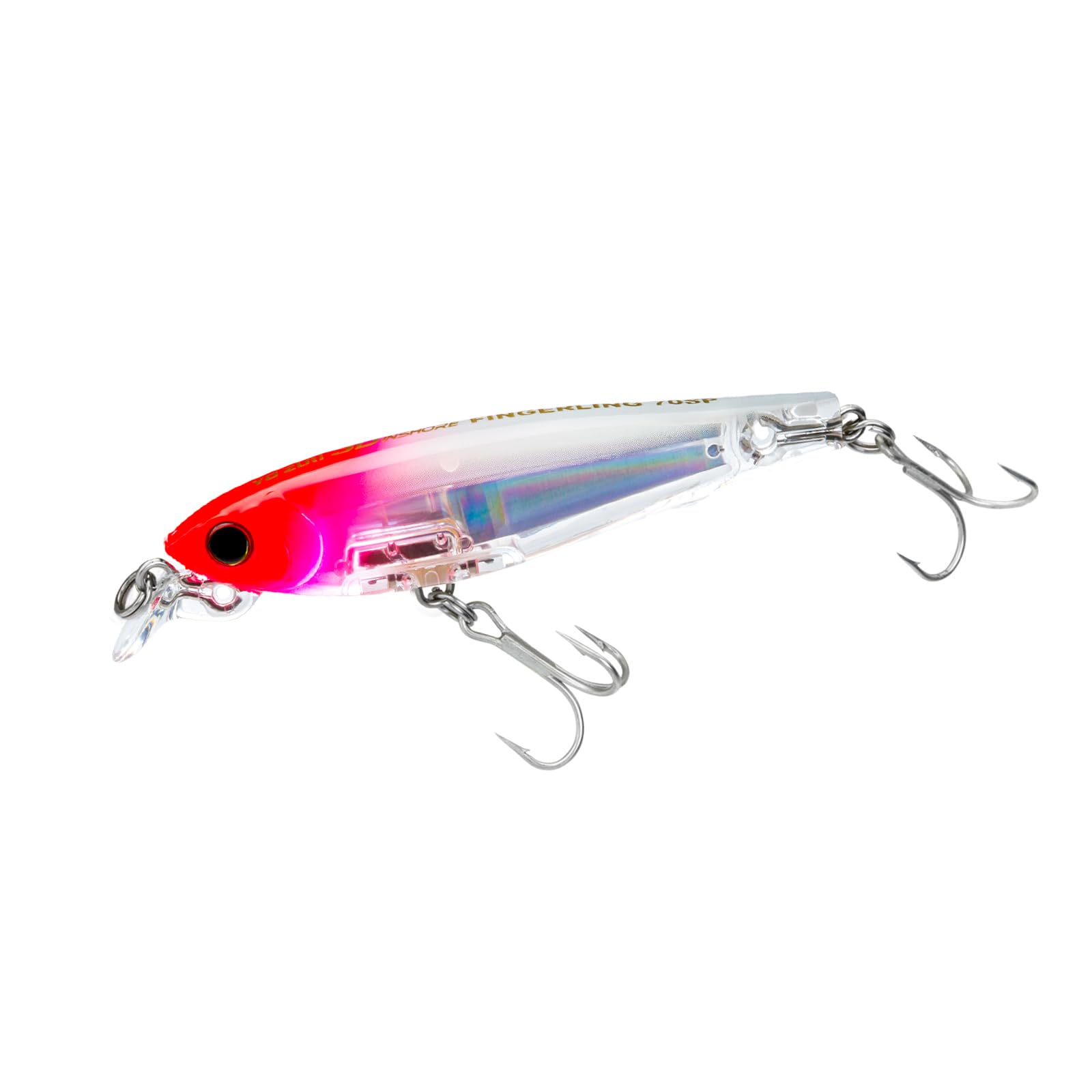 Duel Yo-Zuri R1410-C5 4in Red Head front view shows vivid saltwater pattern for inshore angling