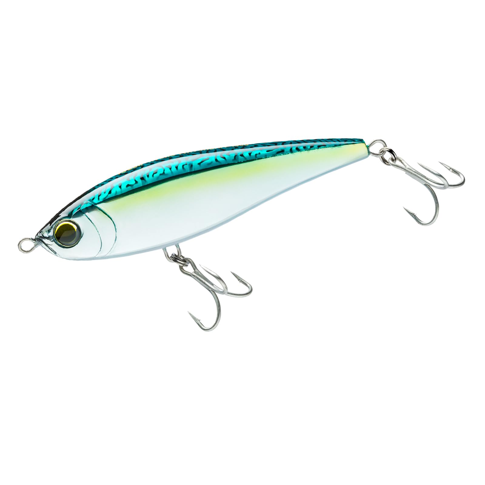 Yo-Zuri R1432-HGM hydro twitchbait side profile in green mackerel boosts big-game appeal