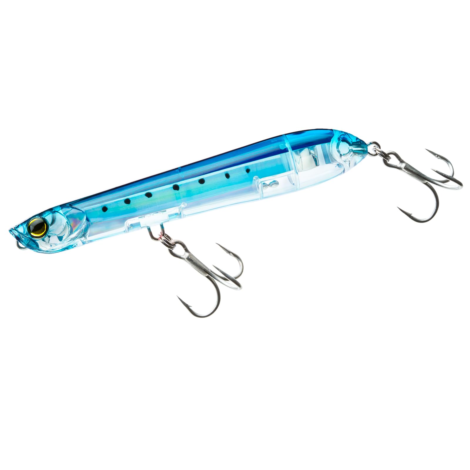 Duel Yo-Zuri R1433-GHIW front view in sardine color for long-range casts.