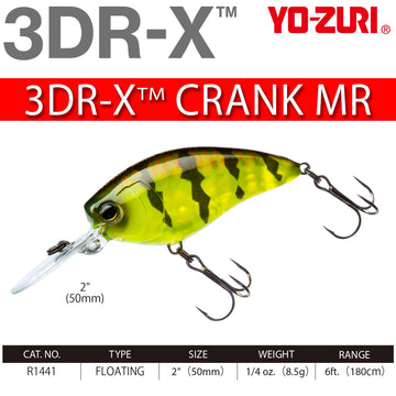 Duel R1441-BLCL closeup shows black back chartreuse and prism scales