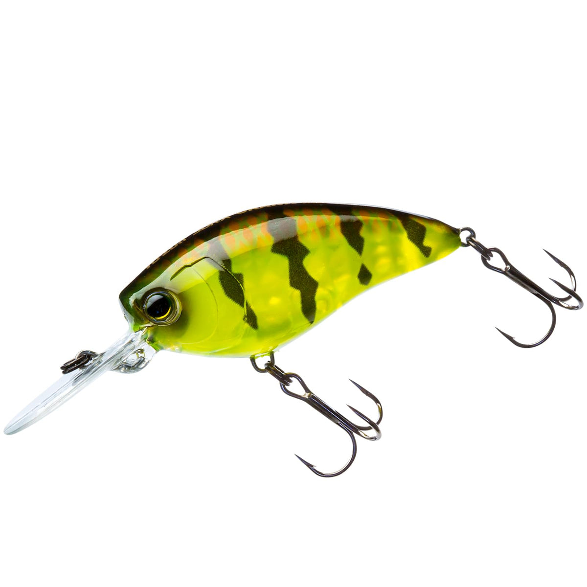 Duel Yo-Zuri R1441-PCPC prism chart perch front view boosts lure visibility in sun