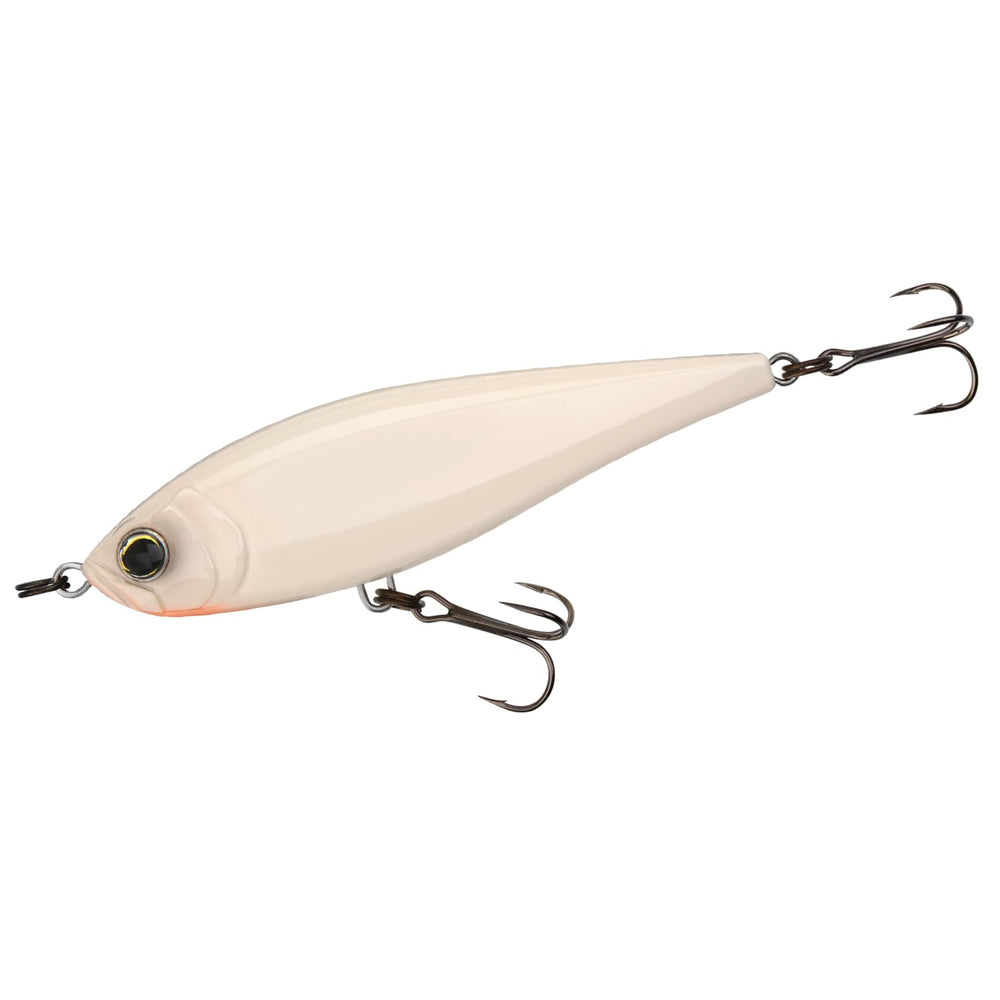 Duel Yo-Zuri R1448-BN 3D Twitchbait bone front view highlights color and depth.