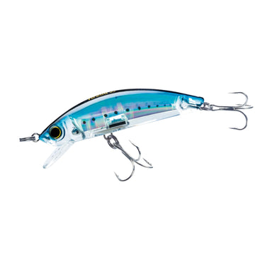 Duel Yo-Zuri round body minnow in sardine color for realistic bait presentation