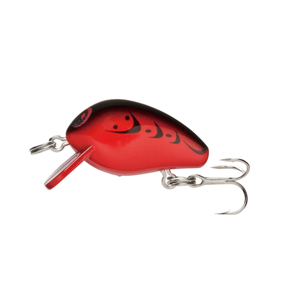 Duel Yo-Zuri Snap Beans S 25mm Crawfish front view shows compact panfish lure for precise casts