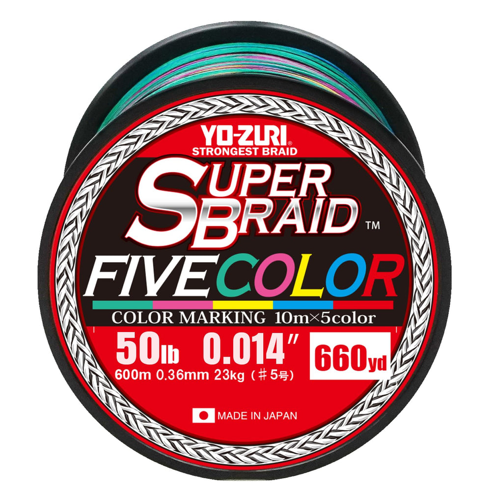 Duel Yo-Zuri Superbraid blue spool demonstrates a smooth, strong line with enhanced abrasion resistance.