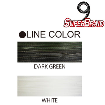 Duel Yo-Zuri SuperBraid 9 abrasion resistance close-up, built to handle rugged fishing.