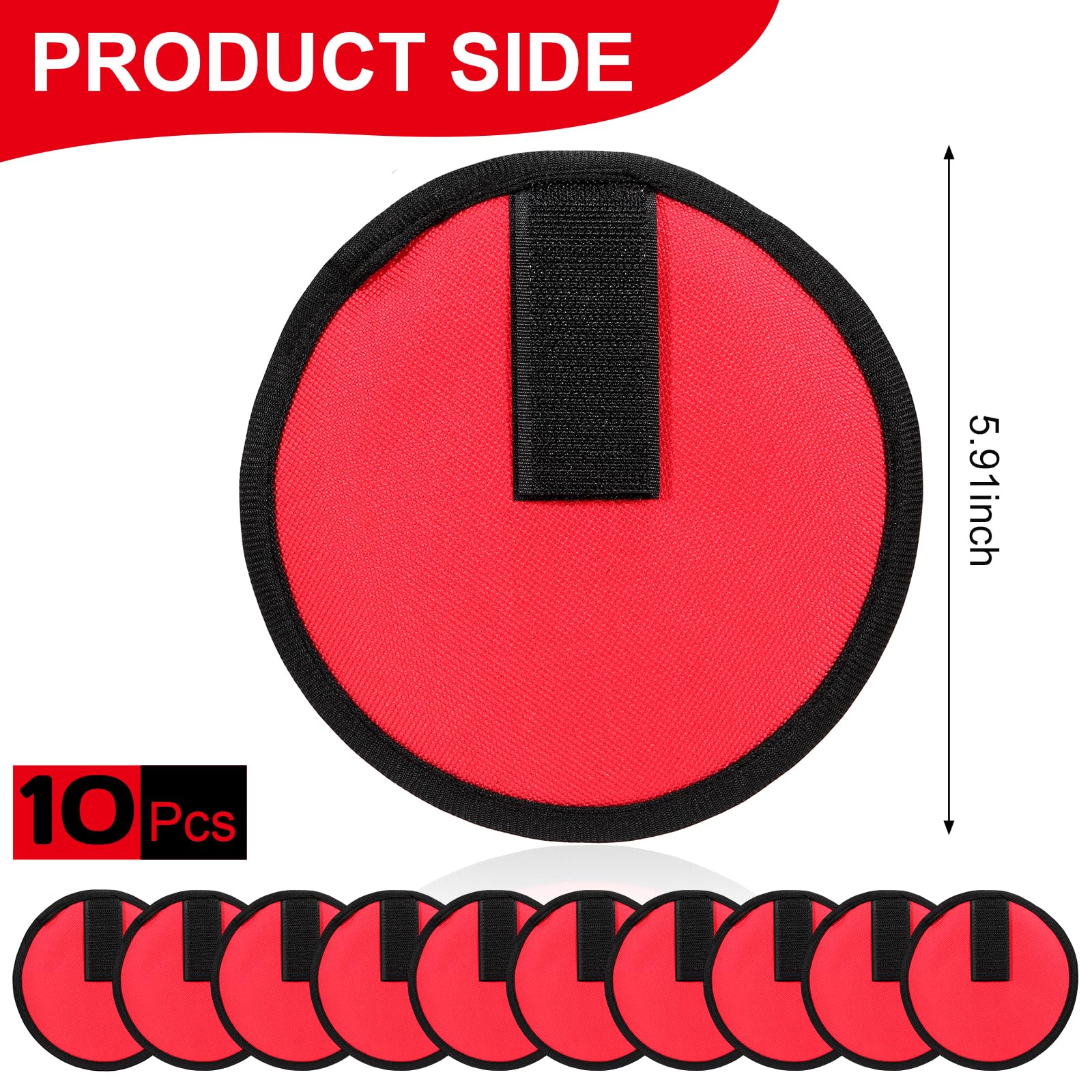 Hook covers and lure wraps in red color protecting hooks