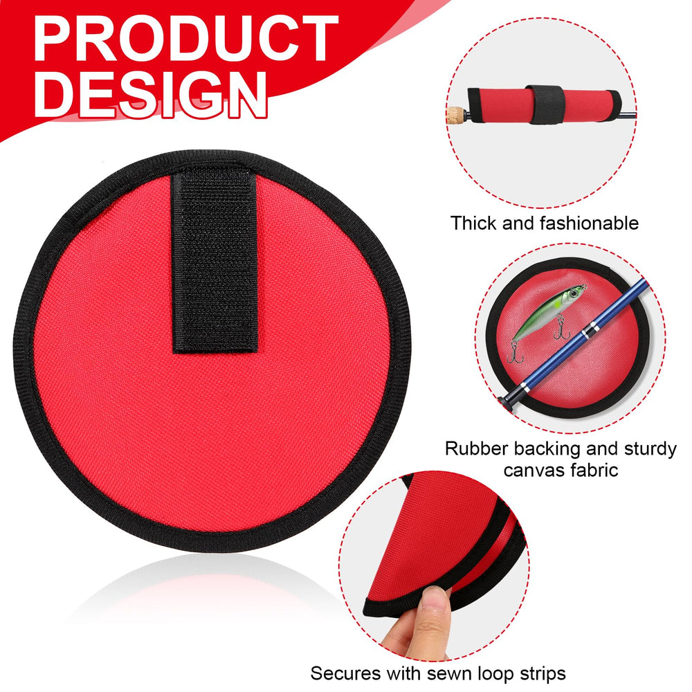 Close-up of durable fishing lure covers guarding sharp hooks