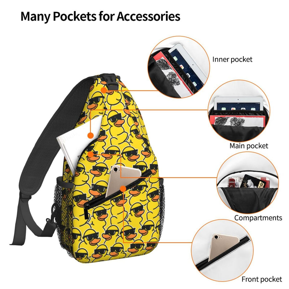 Dujiea breathable padded strap reduces shoulder strain during wear.