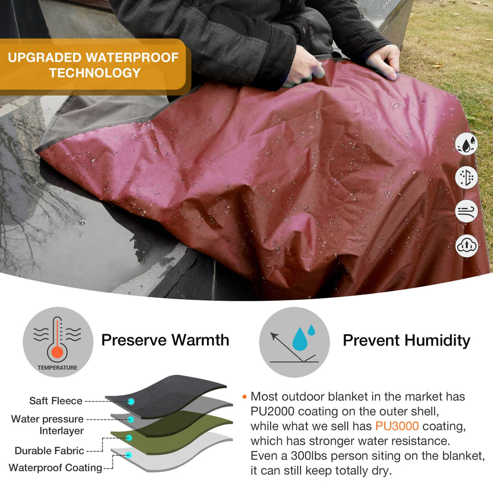 DUKUSEEK machine-washable blanket for quick cleanup.
