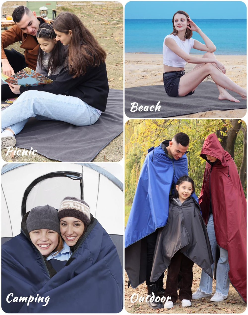DUKUSEEK plush fleece top layer delivering cozy warmth and softness
