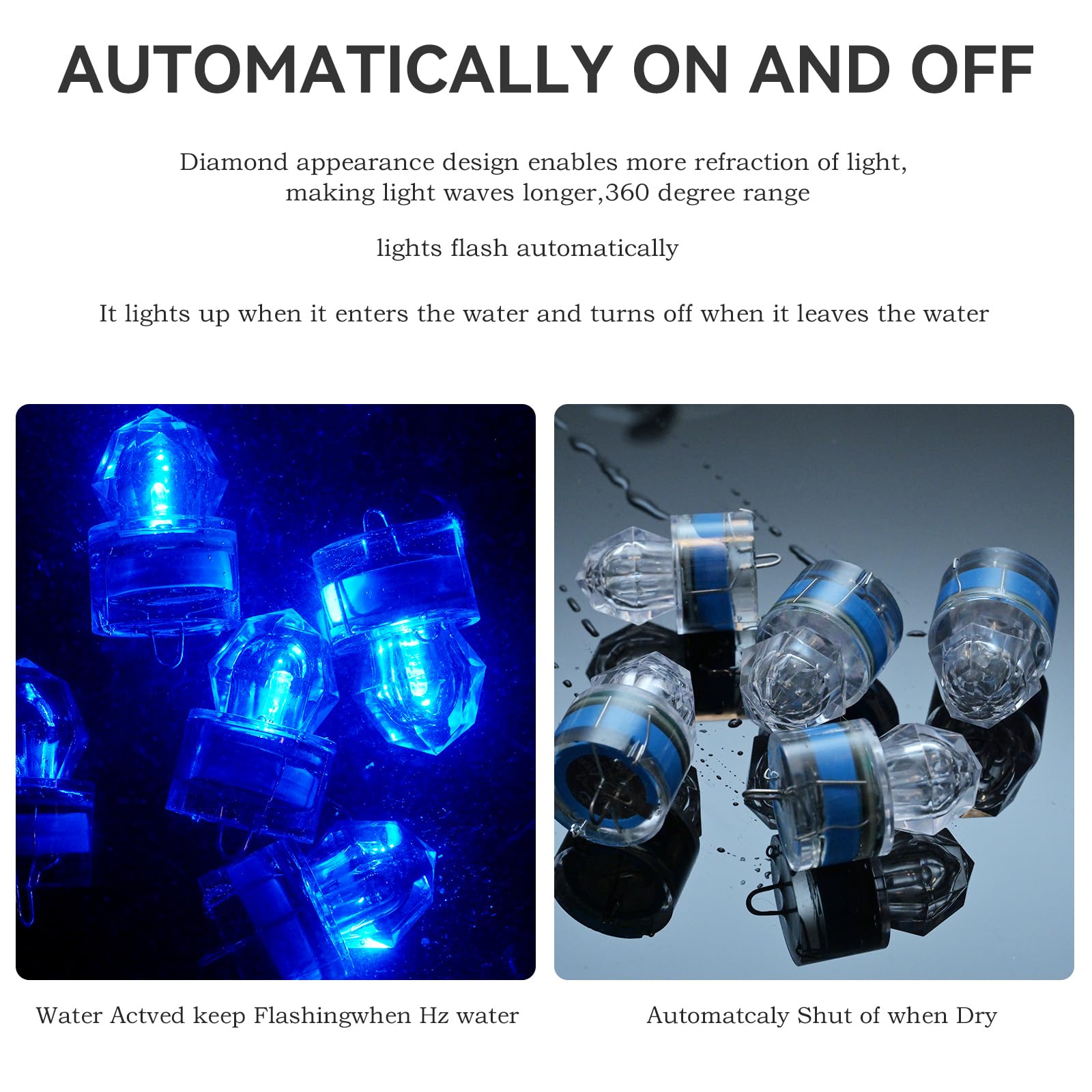 Waterproof fishing light ready for deep-sea use