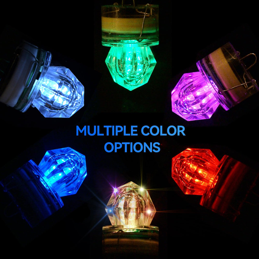 Packaging of 5 DUNKTEAM Diamond LED fishing lights